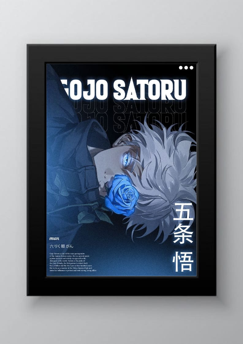 Gojo poster for wall